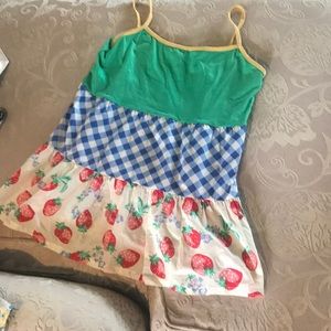 Matilda Jane Biscotti strawberry tank